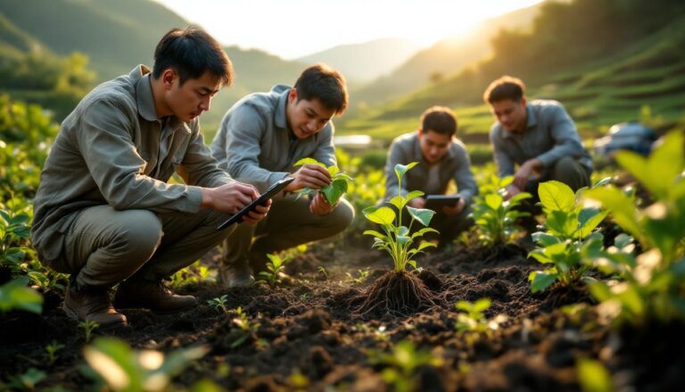 chinese onderzoekers hebben een plant ontdekt die op natuurlijke wijze zeldzame aardmetalen uit de bodem kan winnen, wat een wereldprimeur is op het gebied van duurzame mijnbouw.