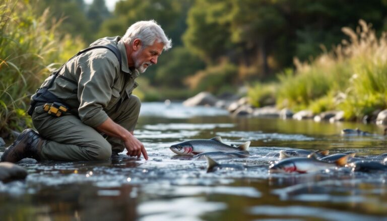 een bioloog onthult de redenen waarom de chinookzalm na vele jaren terugkeert naar een rivier in californië, en wat dit betekent voor het ecosysteem.