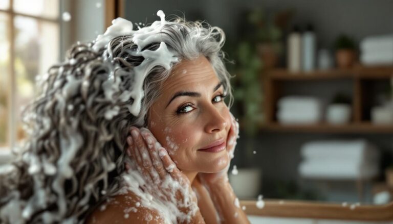 ontdek hoe een eenvoudige toevoeging aan je shampoo je grijze haar meer diepte en uitstraling kan geven voor een natuurlijke en levendige look.