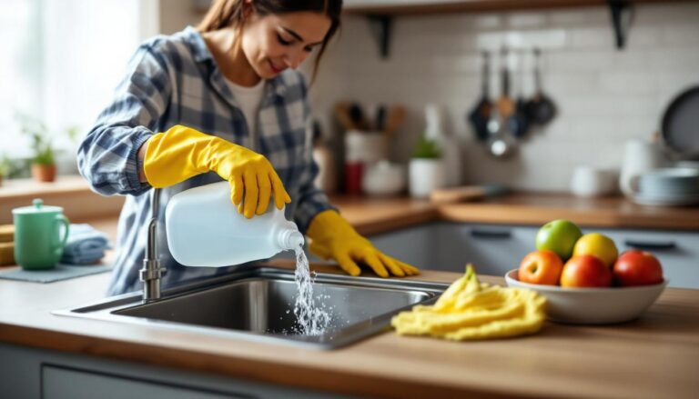 ontdek hoe een zeer goedkoop keukenvloeistofje moeiteloos je afvoer kan ontstoppen. eenvoudige en effectieve oplossing voor een verstopte gootsteen.