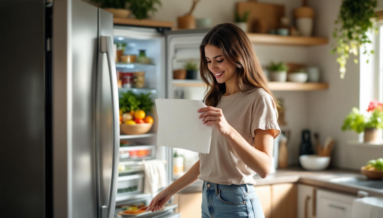 ontdek de duurzame papieren handdoek voor in de koelkast, zonder plastic en folie, die een positief verschil maakt voor het milieu en je voedselversheid behoudt.