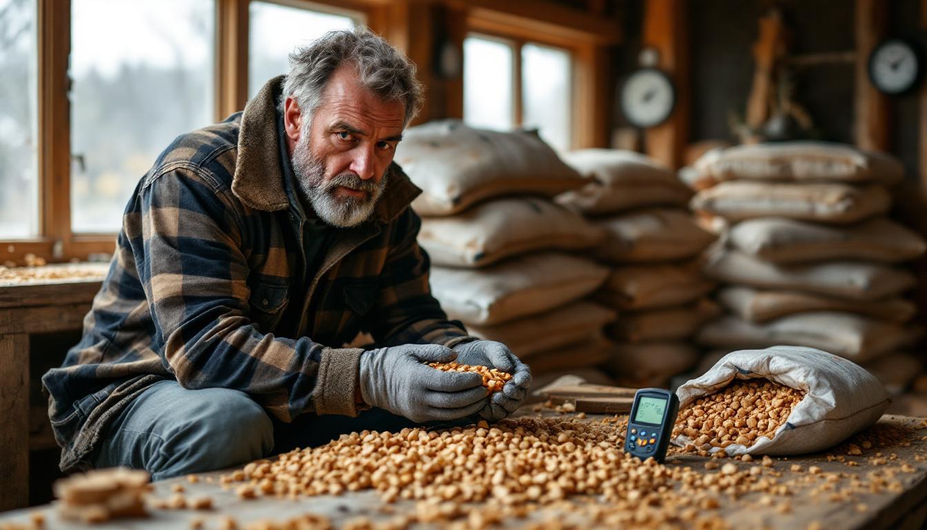houtpellets die te lang worden opgeslagen, verliezen vaak een groot deel van hun verwarmingswaarde, wat de efficiëntie van je verwarming vermindert.