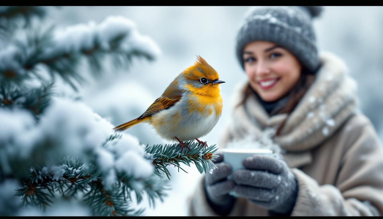 ontdek het goudhaantje, een levendig vogeltje dat je januari dagen opvrolijkt met zijn kleurrijke verschijning en vrolijke gedrag.