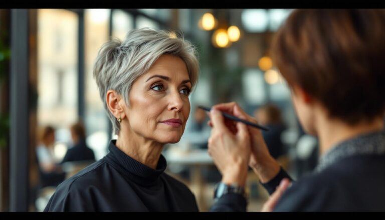 ontdek waarom sommige kappers waarschuwen dat dit korte kapsel na je 50e je gelaatstrekken extra kan benadrukken. lees meer over kapseltips voor een flatterende look na je vijftigste.