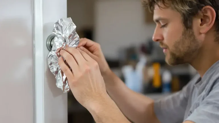 Waarom leggen sommige mensen aluminiumfolie op hun deurklinken?