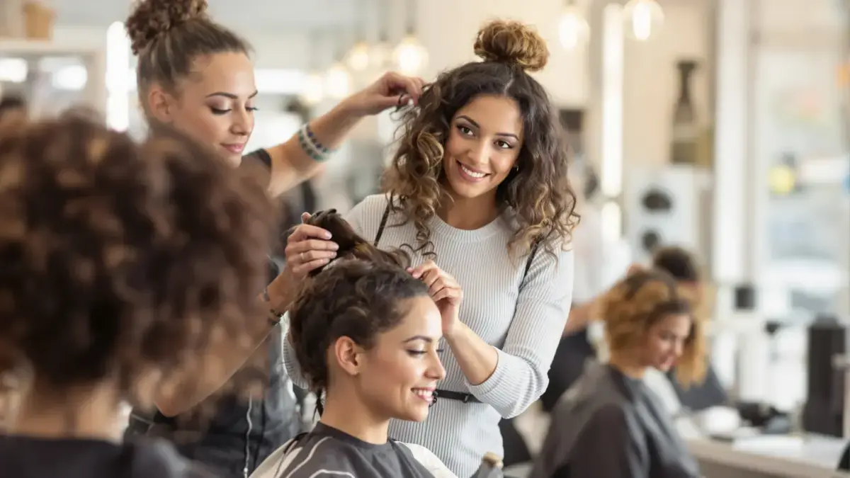 Een kapperstruc brengt kleine rebelse haartjes in enkele seconden onder controle zonder gel of haarlak