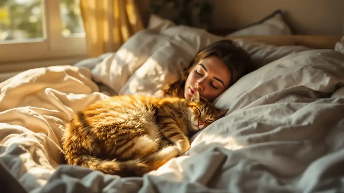 We begrijpen nu waarom zoveel katten er spontaan voor kiezen in het bed van hun baasje te slapen