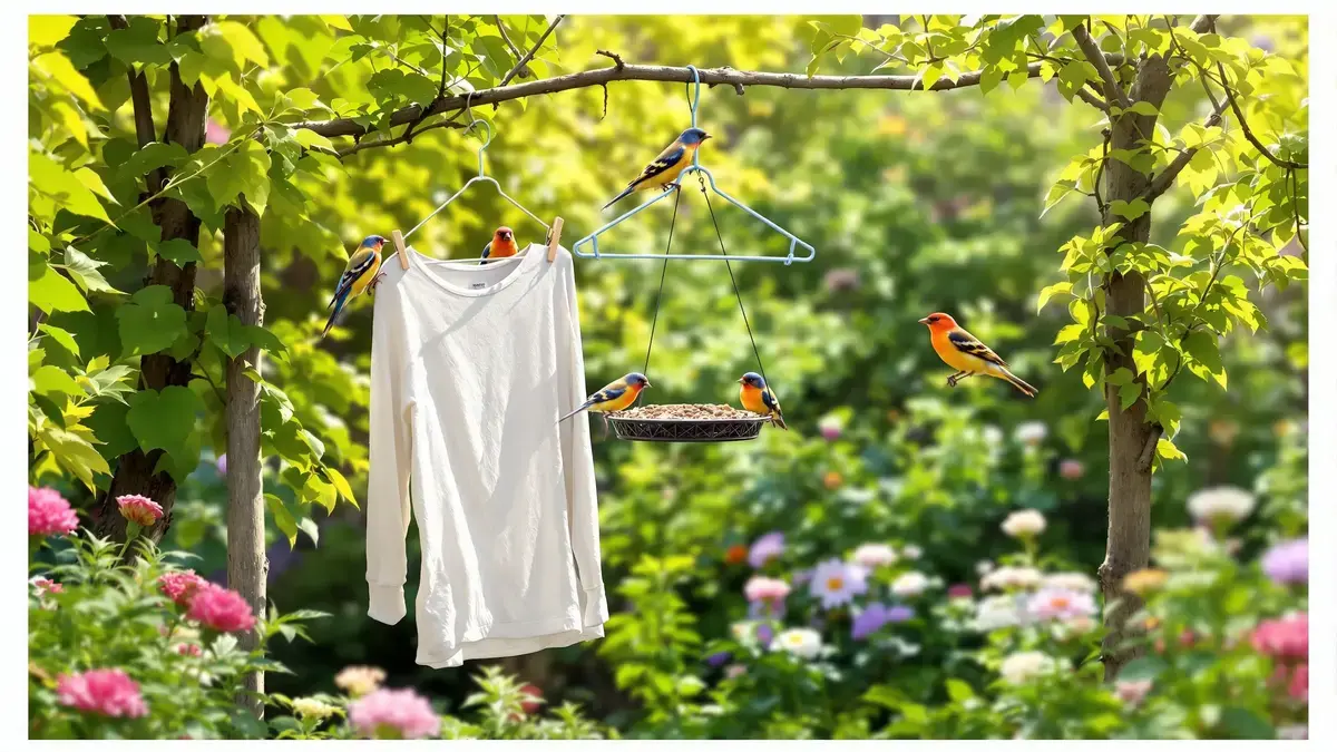 Deze onopvallende kleerhanger maakt het verschil tussen leven en dood voor de vogels in uw tuin