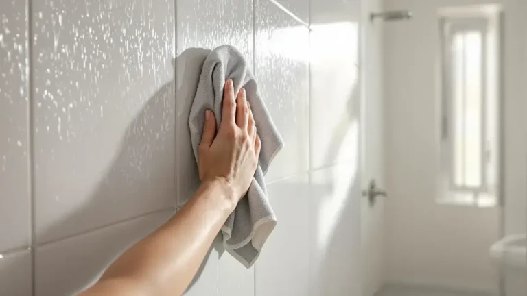 Een minuut in de badkamer is genoeg om schimmel tegen te houden voordat die zich blijvend nestelt