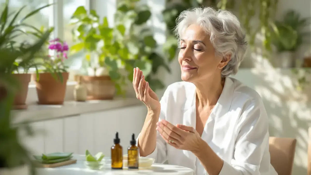 Na je 60e helpt dit natuurlijke alternatief voor crèmes de huid stevig te houden