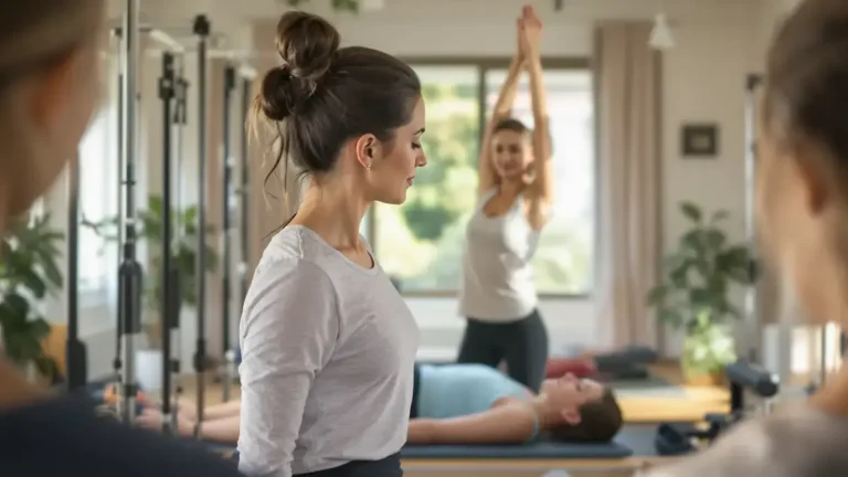 Een Pilates-instructrice beschrijft de werkelijk effectieve oefeningen om de hals tegen rimpels te beschermen