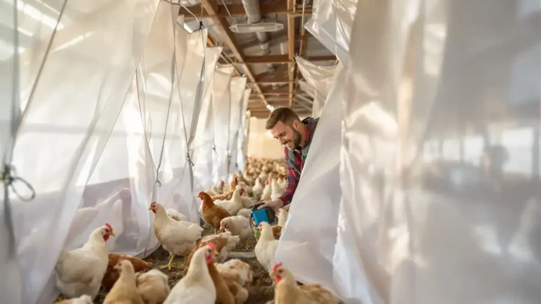Waarom steeds meer pluimveehouders in de winter een gordijn in hun kippenhok hangen en wat dat concreet voor de eieren verandert