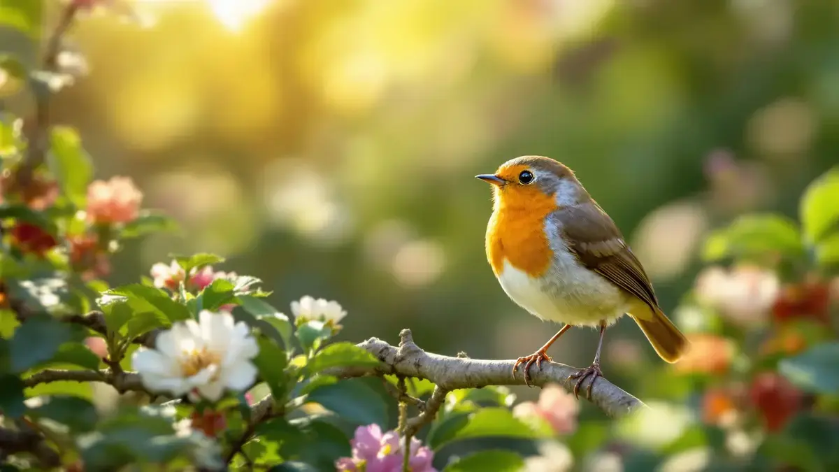 De herhaalde aanwezigheid van een roodborstje in uw tuin is niet toevallig en volgt een duidelijk patroon