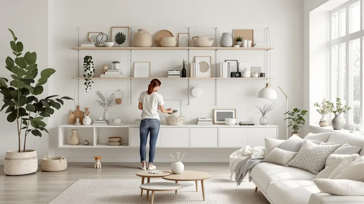 Scandinavische opbergoplossing verandert het gevoel van ruimte zonder ook maar één meubelstuk toe te voegen