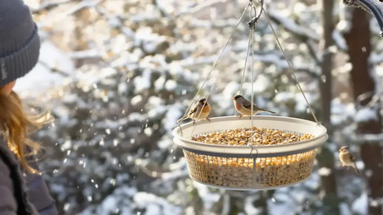 Deskundigen voeren vogels in de winter met een alledaags voorwerp dat de meeste mensen verkeerd gebruiken