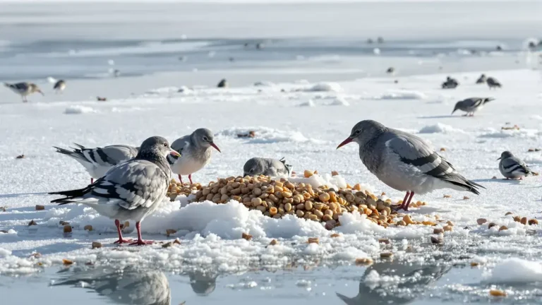 Wanneer water bevriest, wordt deze gratis tip een kwestie van overleven voor vogels