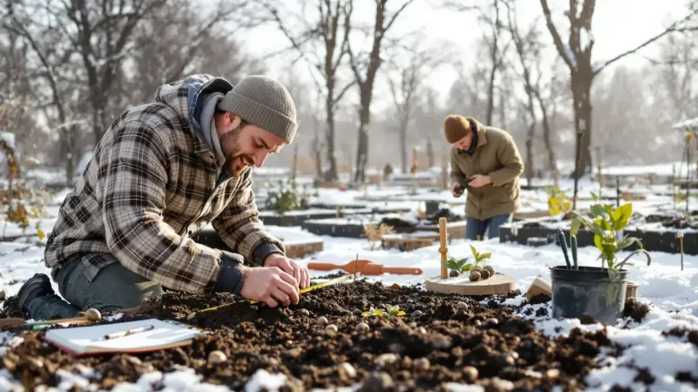 Ervaren tuiniers doen dit in de winter. De anderen voeren de slakken.